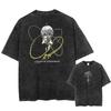 2026 Estate Top Larghi T-shirt Canottiere Stampa Anime T-shirt Uomo Streetwear Vintage Maglietta Nera Harajuku T-shirt Oversize