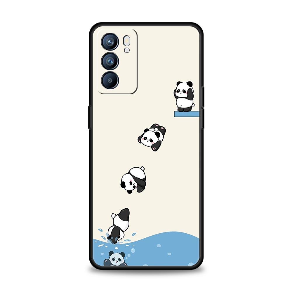 

Phone Case For Oppo Reno13 Reno12 Reno11 F Reno10 Pro A54 A53 A95 A76 A74 A57 A98 A80 A79 5G A78 4G Cover Cartoon panda Oppo Find X6