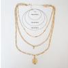 Layered Hip-Hop Style Metal Necklace for Women - European & American Design