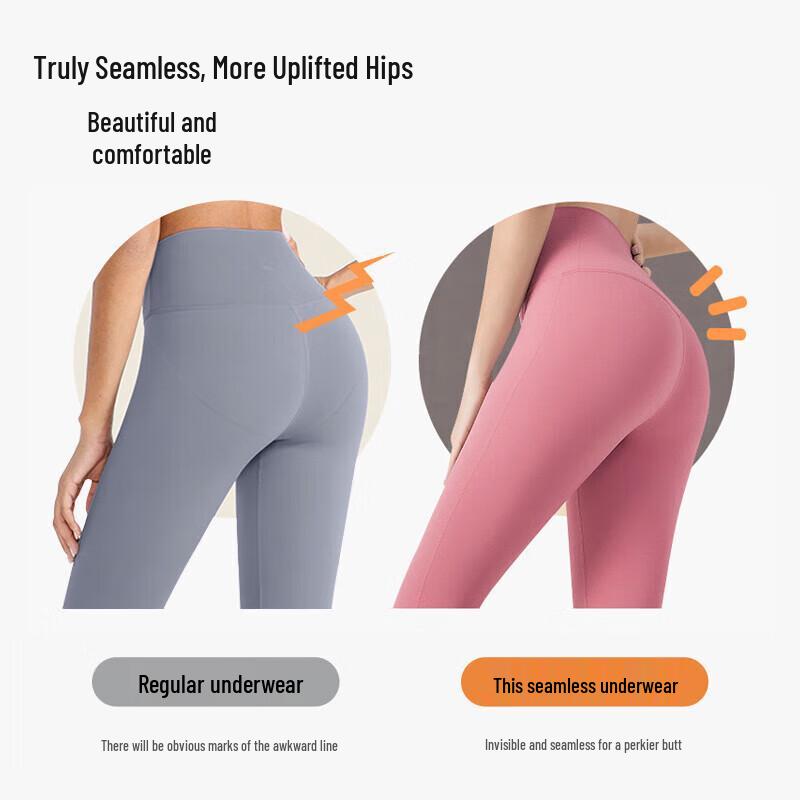 MiiOW Women's Seamless High-Waist Antibacterial Briefs (3-Pack)