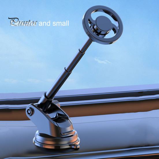 Konstrukce s magnetickým přísavným designem Držák na telefon do auta otočné teleskopické rameno o 360 stupňů Handsfree Výkonný držák na mobilní telefon na palubní desku pro iPhone14/13