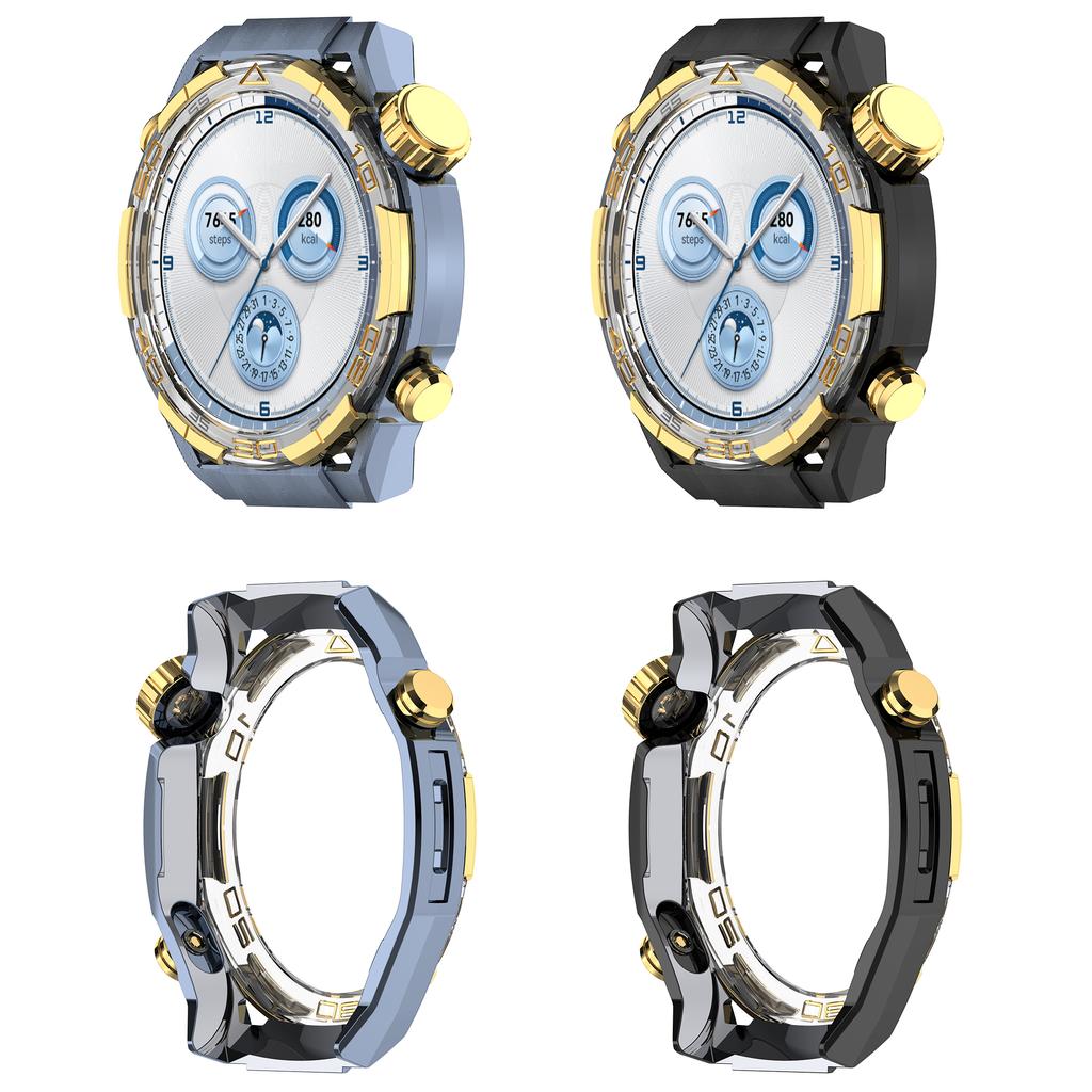 Dla Huawei Watch GT 5 46mm Etui Puste Wzornictwo Twarda Osłona Ochronna z PC Odporna na Zarysowania