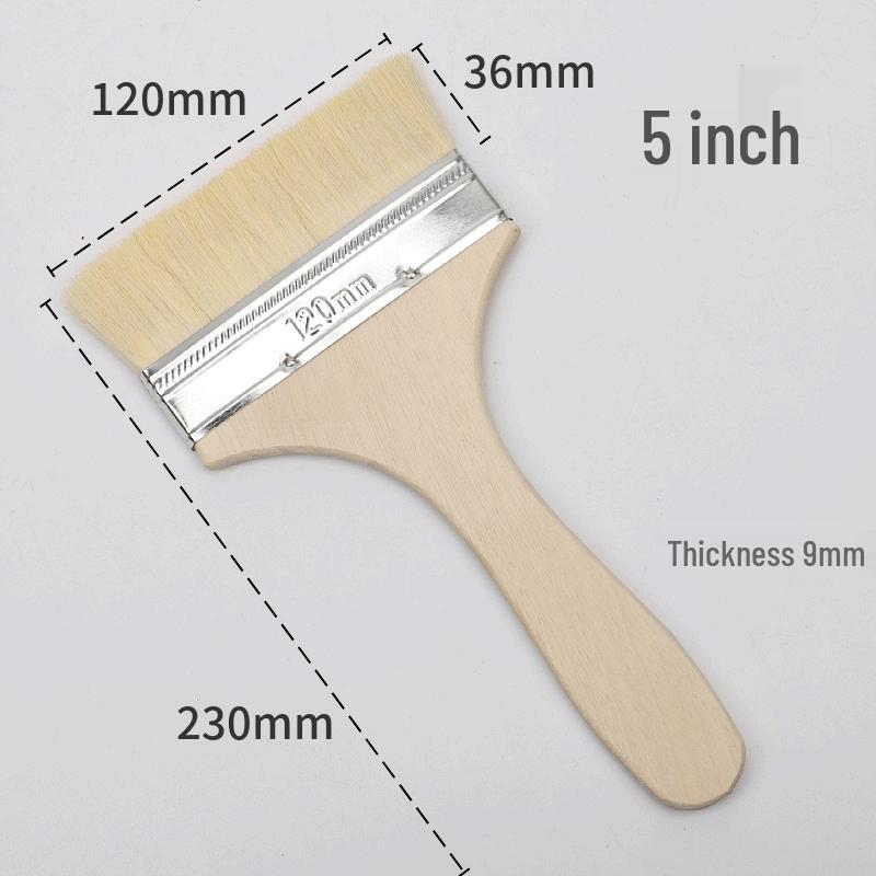Wooden Handle Wool Paint Brush