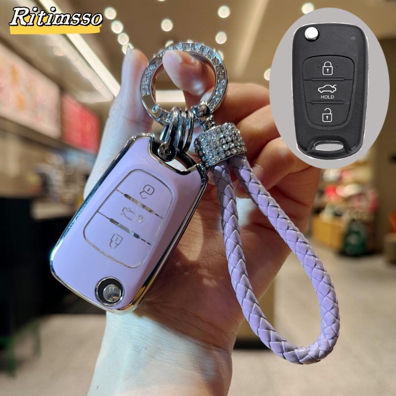 

Tpu Car Key Case Cover For Kia Sportage Rio 3 Soul Optima Ceed Pro K5 K2 Pride For Hyundai I20 I30 Ix20 Ix25 Ix35 Elantra Accent