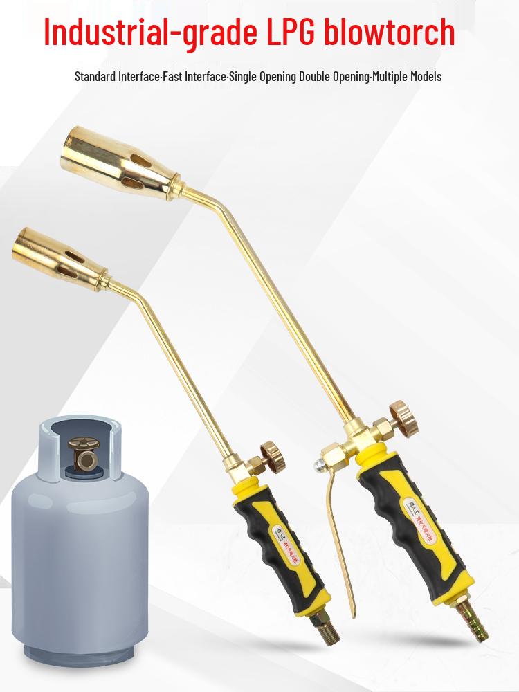 Portable Gas Blowtorch for Welding and Singeing Pig Hair