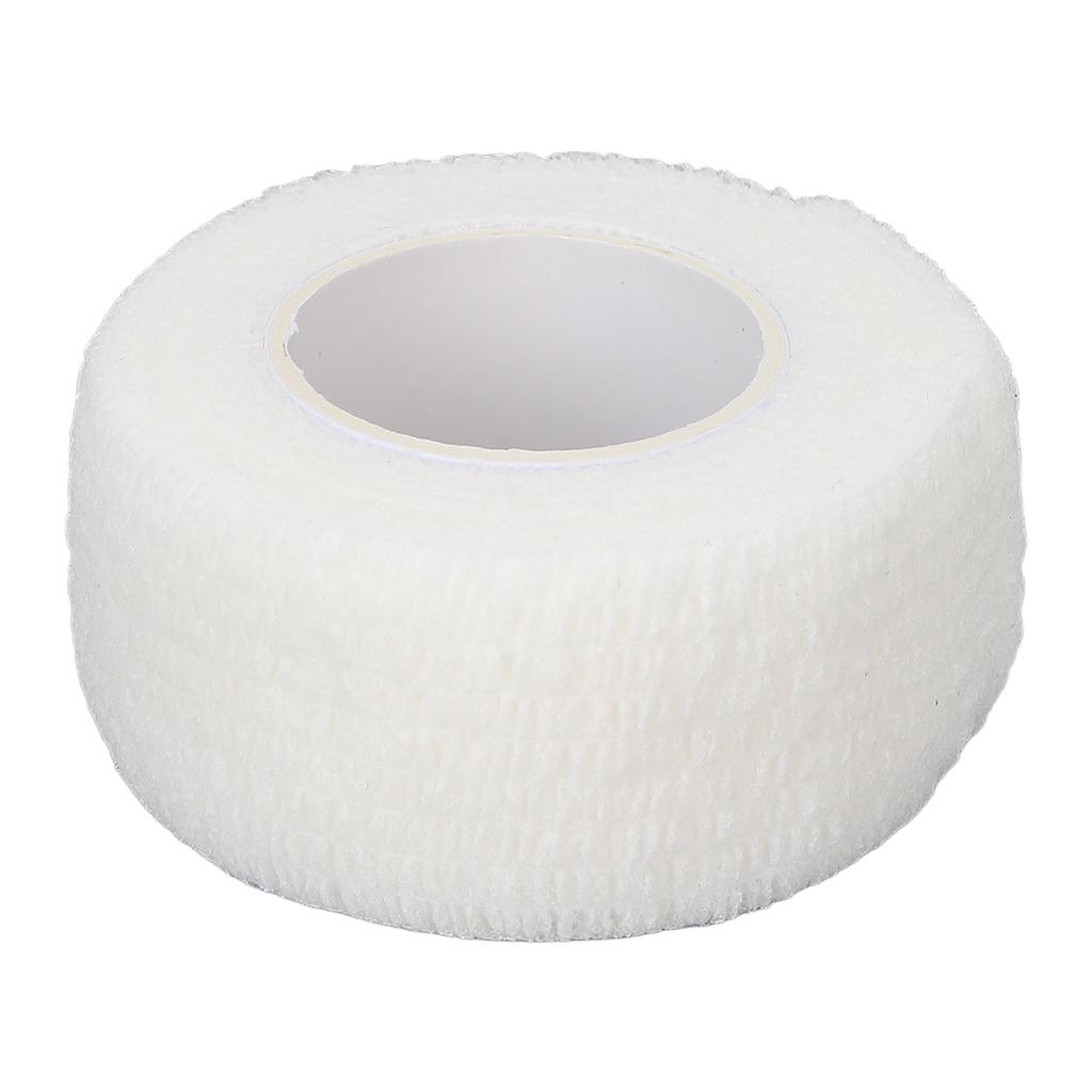 10 rolos de 1 polegada x 2 jardas, fita adesiva autoadesiva respirável, elástica e coesiva para escrita