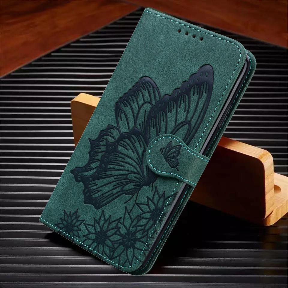 Flip Case for Samsung Galaxy A55 A54 A56 A35 A34 A25 A24 A15 A14 A05S A13 A23 A53 Cases Cat Butterfly Leather Wallet Back Cover