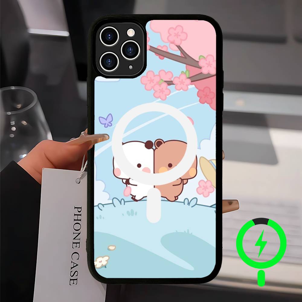 Bubu And Dudu Cute Cartoon Magnetic For Magsafe Phone Case For IPhone 17 Air 16 Pro Max 15 14 13 12 11 Protective Cover