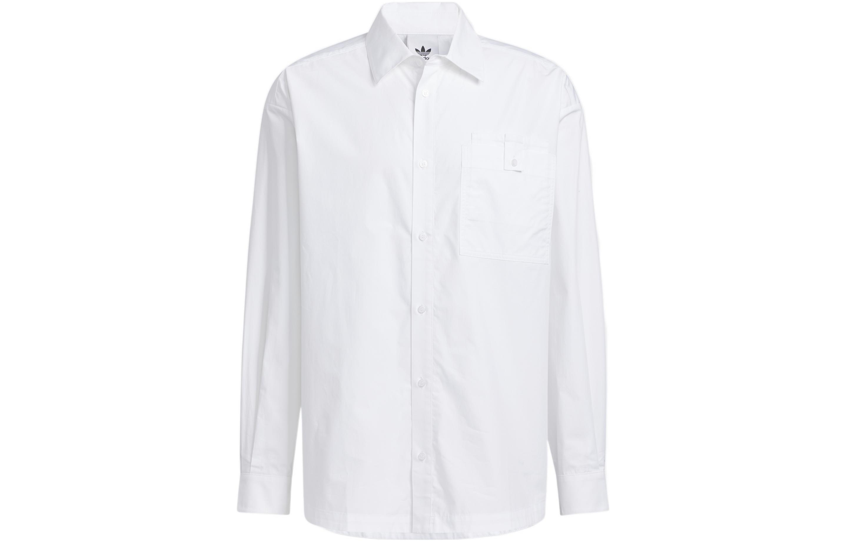 Adidas Originals Shirts Unisex White Lapel Moderate Other HU1230 XL