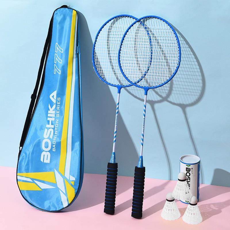 Badminton Rackets Set 2 Player Lightweight Alloy Adult Student Beginners