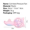 Manual Press Small Fan Hand Pressure Fan Personal Fan Handheld Cartoon Mini Portable Hand Fan For Kids Girls Women Man Outdoor
