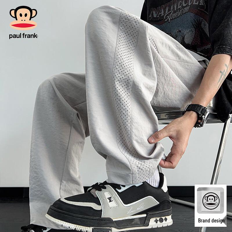 Paul Frank Men s Ice Silk Mesh Straight Leg Casual Pants 4XL