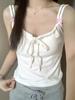 Rayon Bow Design Camisole: Sweet Summer One-Piece with Beautiful Back for Women