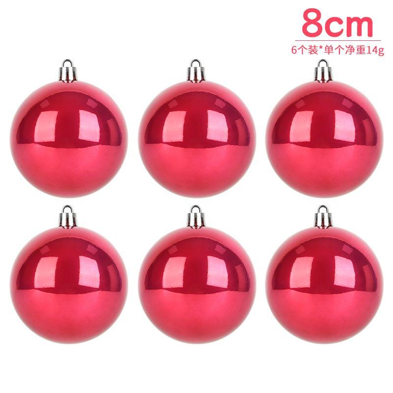 Christmas Tree Decoration Plastic Ball Pendant Art Shopping Mall Supermarket Showcase Christmas Holiday Hanging Ball Accessories