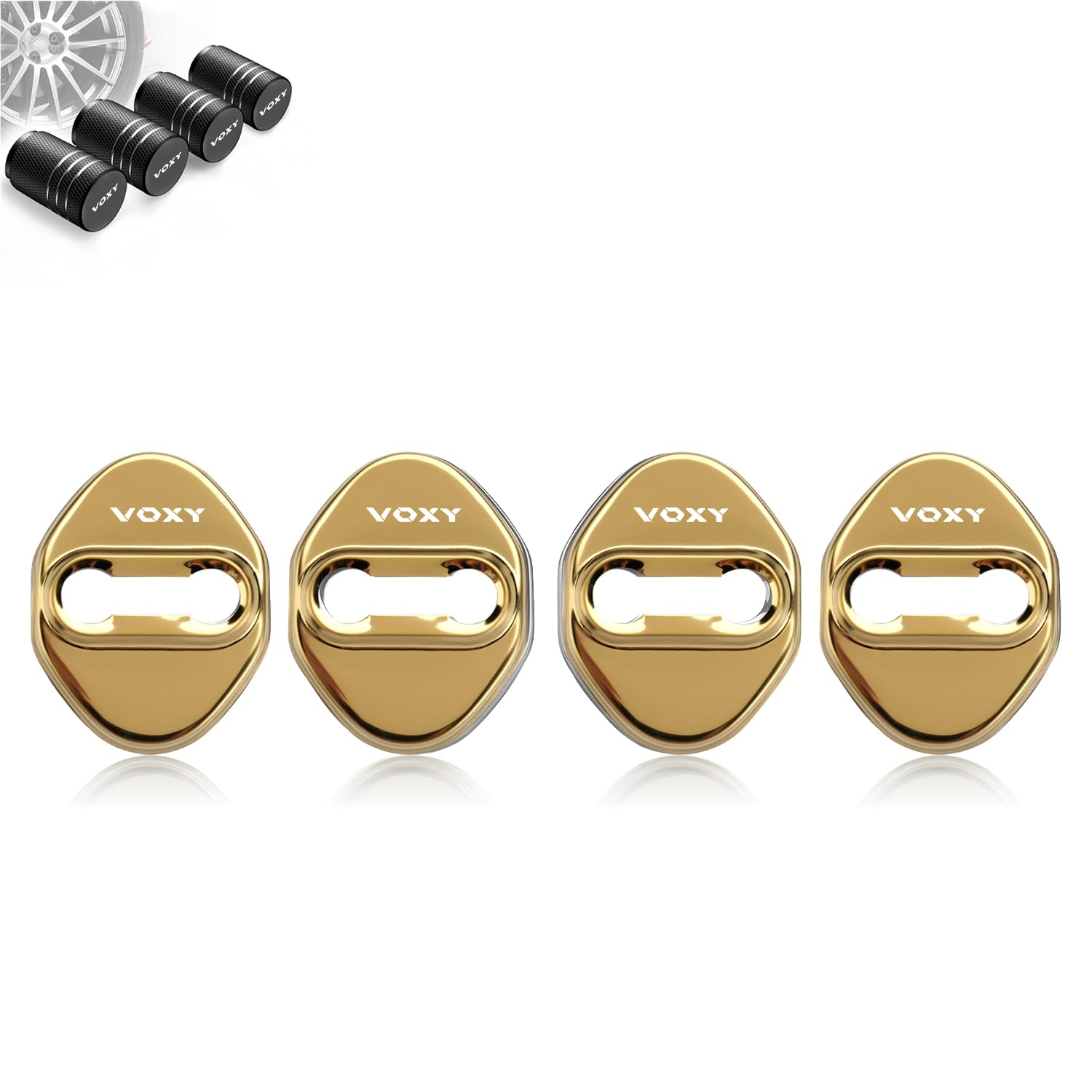 

Для аксессуаров Voxy Накладка на дверной фиксатор Voxy Специальный дизайн для автомобиля Voxy Серии 90 80 70 Накладка на замок двери с индивидуальным дизайном Высококачественное зеркало золотой
