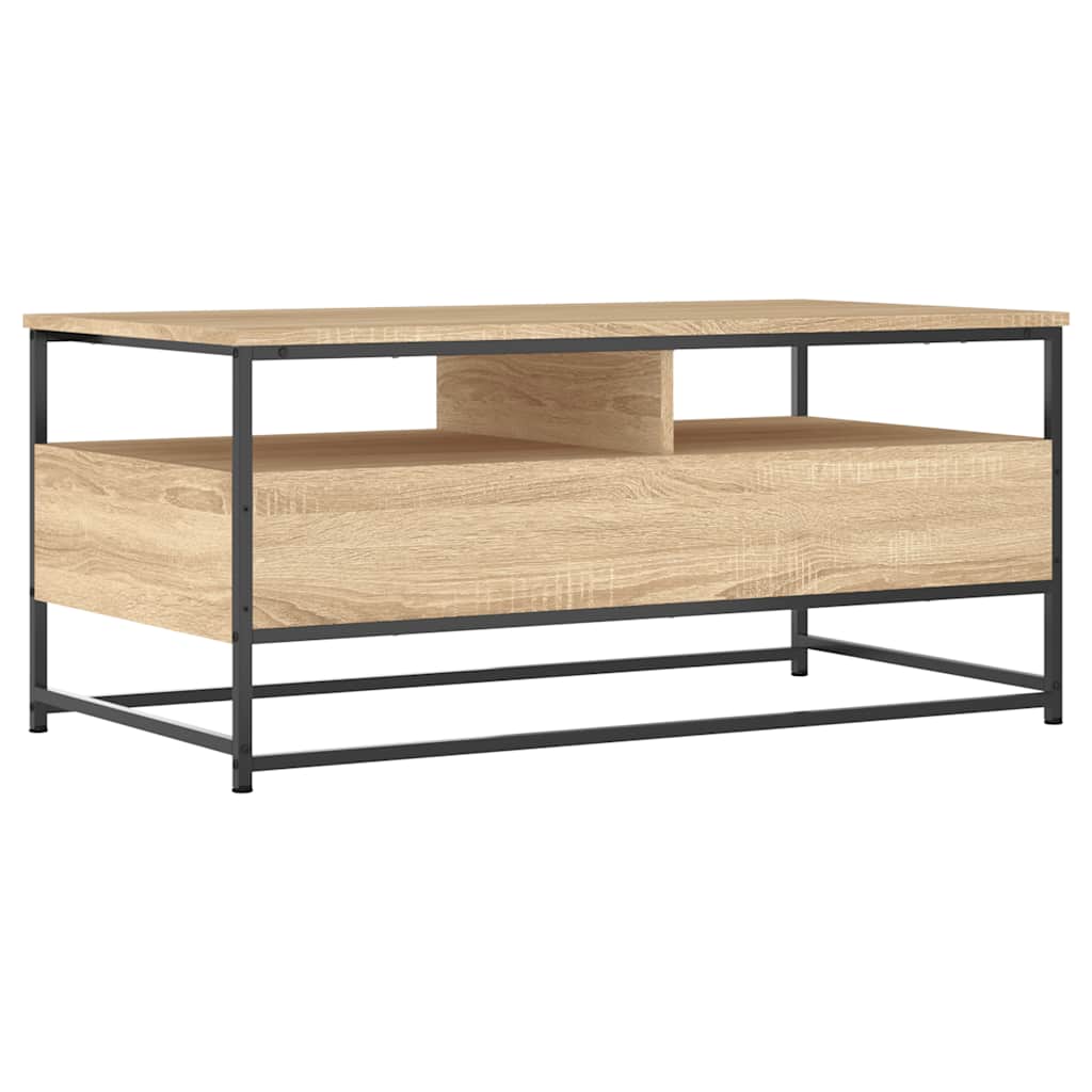 Coffee Table Sonoma Oak 100x51x45 Cm Particleboard
