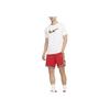 Nike Dri-FIT Color Block Side Panel Graphic Comfortable Printed Lace-Up Basketball Shorts Men shorts University-Red DQ5720-657