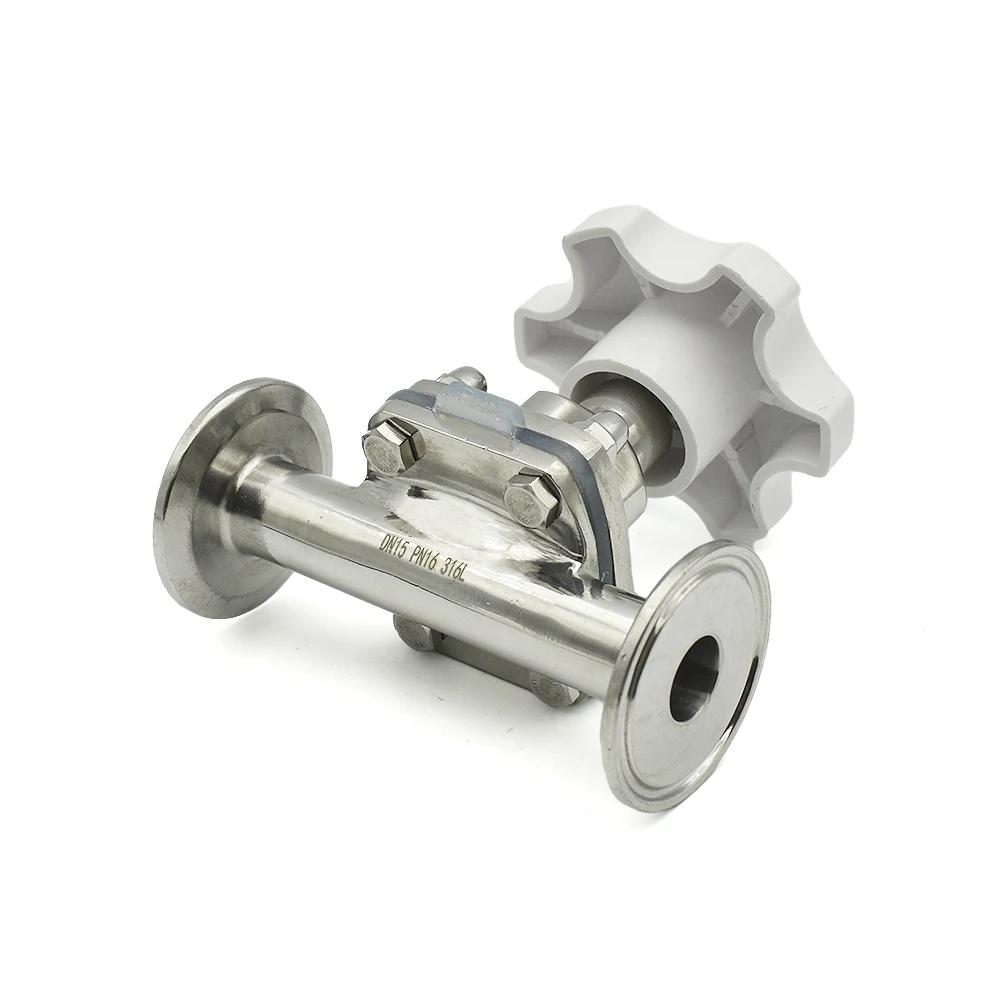 OEM 316L SS Tri-Clamp Diaphragm Valve DN15-50 for Brewing & Dairy