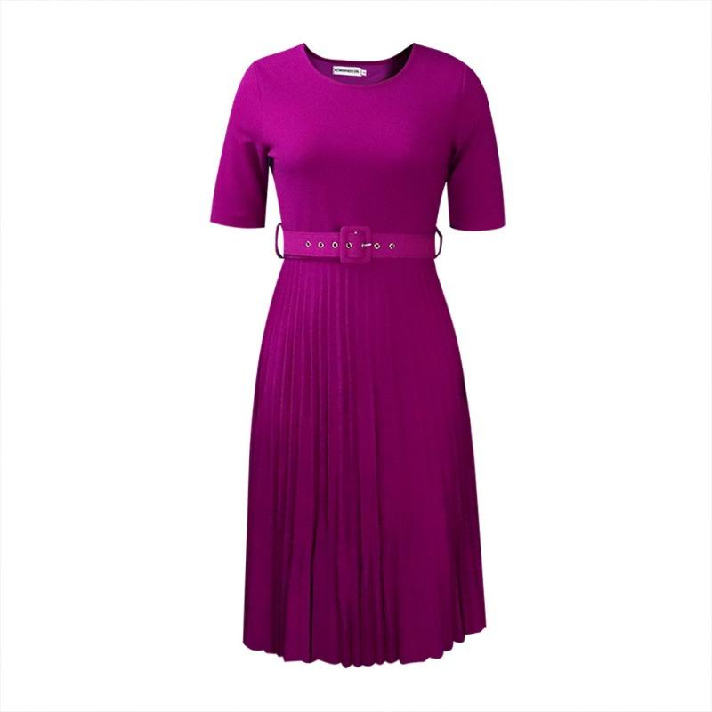 

Dress Women s Summer Short Sleeve High Waist Yellow Pleated Skirt African Large Size Dress XXXL лавандовый