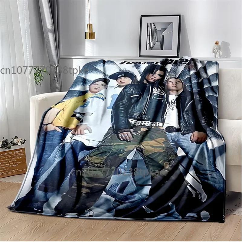 Tokio Hotel Band Music Blankets, Fashion Throw Blanket,for Bedroom Living Room Sofa Bed Office Car, Brithday Gift,Decke