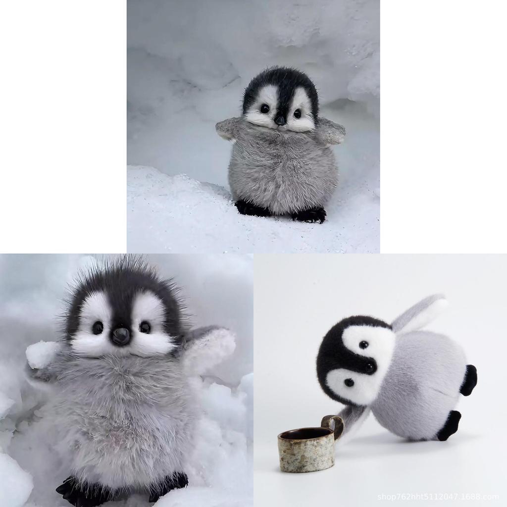 Cute Penguin Plush Toy With Polyester Fiber Filling For Kids And Birthday Gifts