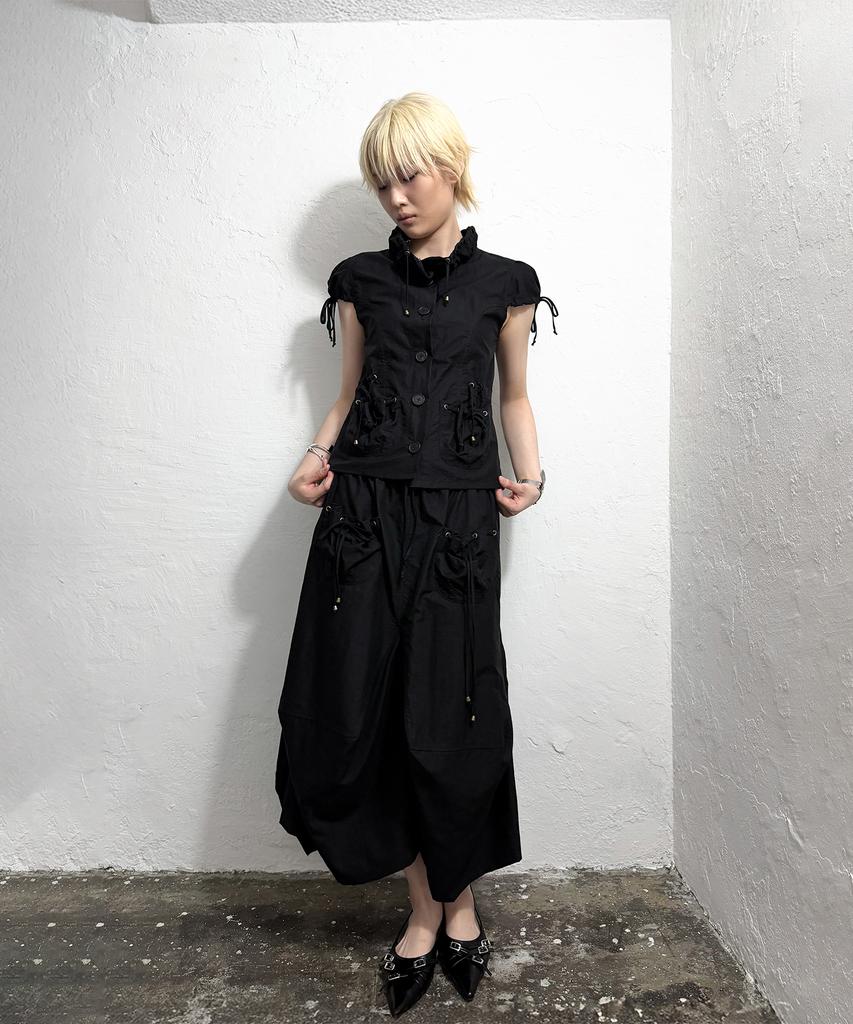 Seutillesseodi Volume Pocket Structured Skirt