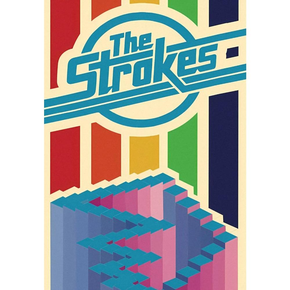 American Famous Rock Band The Strokes Posters Rock Music Album Prints Canvas Painting Wall Art Pictures Home Bedroom Club Decor