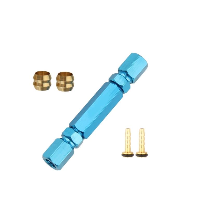Light Weight Bike Disc Brake Hose Connector Kits Bidirectional Threaded Joint Bicycles Oil Tube Repair Tool For 5mm Hose