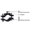 Motorcycle Headlight Mounting Helmet Lock Bracket Relocation Clamps Driving Light Holder For 18-32mm Tube Fork