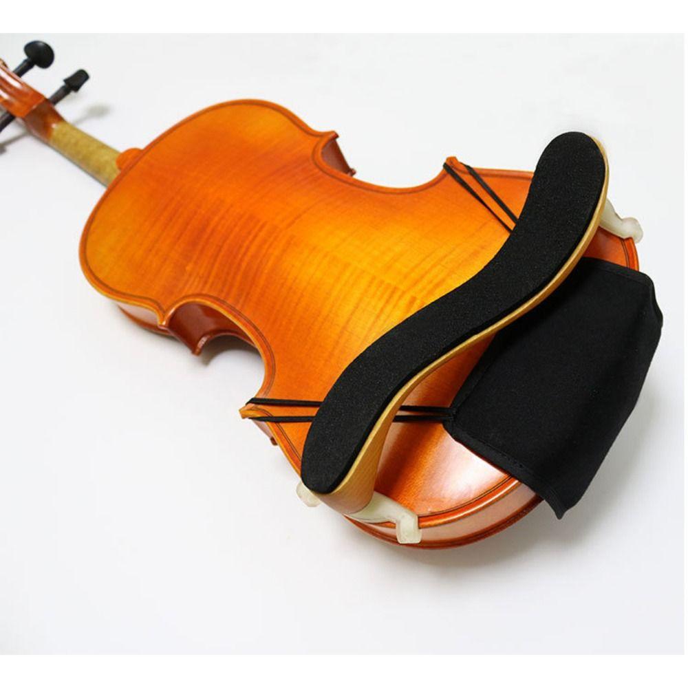 Cotton Violin Chin Rest Pad Absorbs Sweat Fiddle Sponge Cushion For 3/4 4/4 1/2 1/4 1/8 1/32