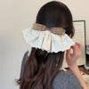 Uastore Lovely Punching Lace Check Accessory Ribbon Hair Pin Hairpin