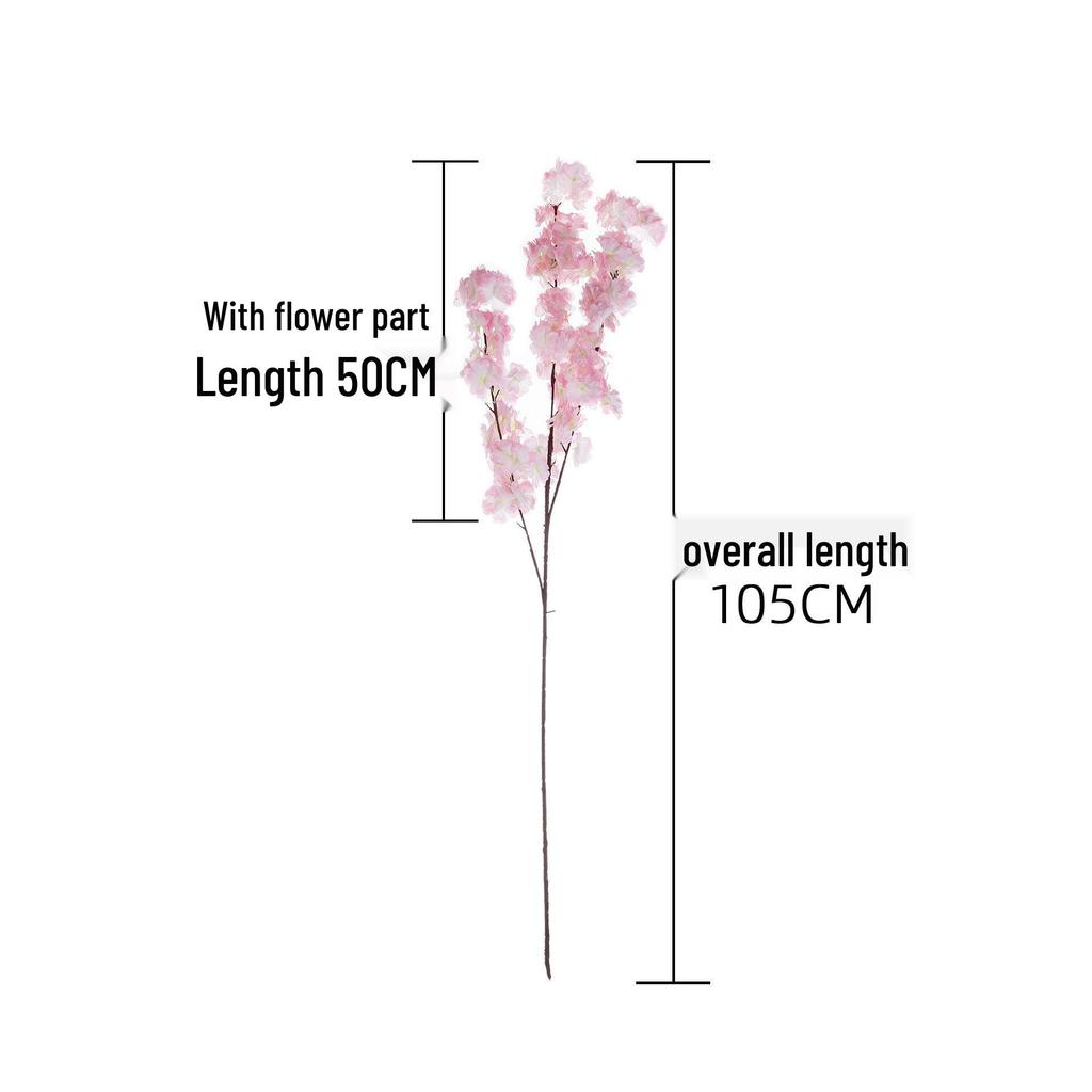 Sakura Branches Artificial Flowers: Green Plants & Handicrafts for Weddings & Boutonnieres
