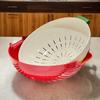 Strainer Bowl Vegetable Washing Drain Basket Bowl Washing Colander Cleaning Tools Kitchen Gadgets Drainer For Home Apartment