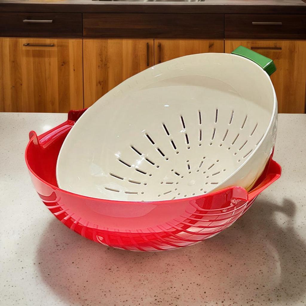 Strainer Bowl Vegetable Washing Drain Basket Bowl Washing Colander Cleaning Tools Kitchen Gadgets Drainer For Home Apartment