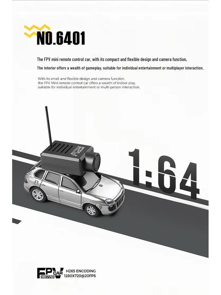Weili 6401FPV Camera Car: WiFi Controlled Mini RC Car with Mobile App Operation