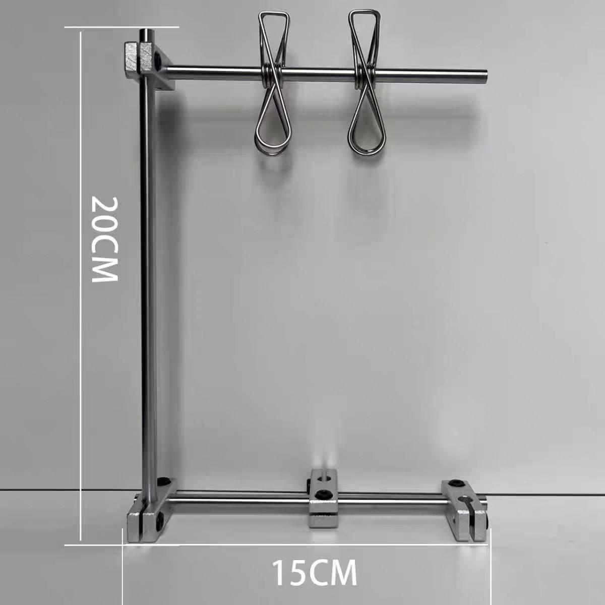 

Desktop Photo and Card Display Stand | Linear Shaft Notepad Holder | Desk Ornament | Coffee Shop Menu Holder