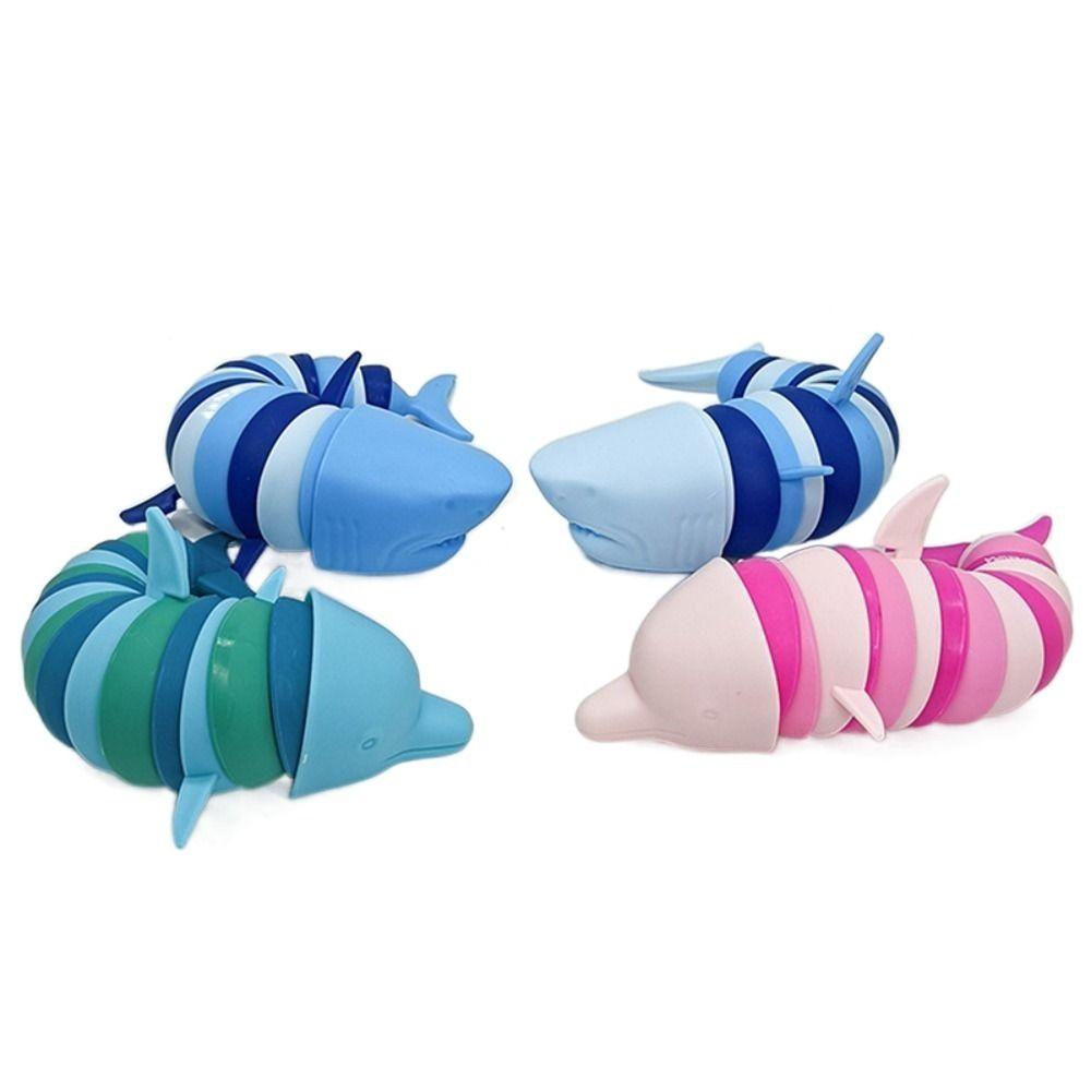 Educational Children'S Toys Rotating Dolphin Snail Slug Shark Snail Slug Degree Rotatable