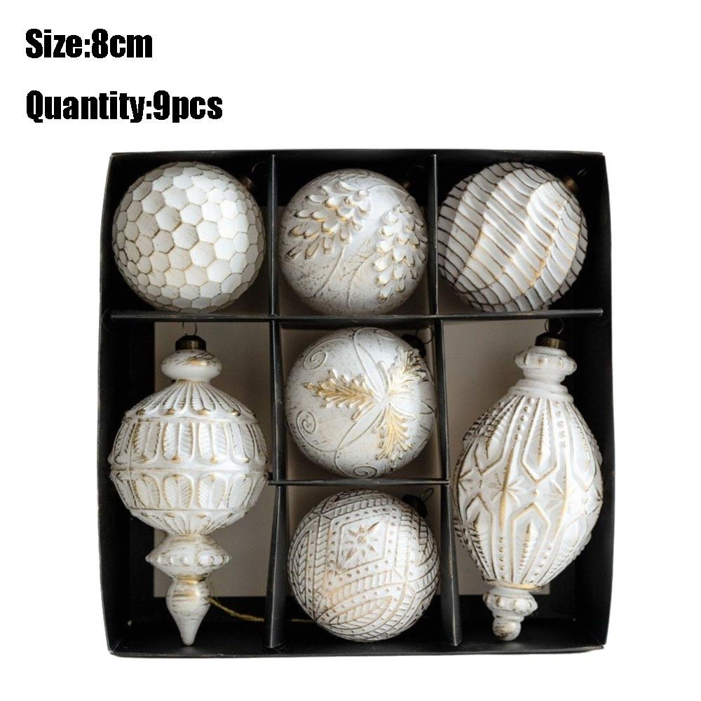 Foam Xmas Tree Hanging Baubles with Sequins Foam Xmas Spheres Pendant  Party