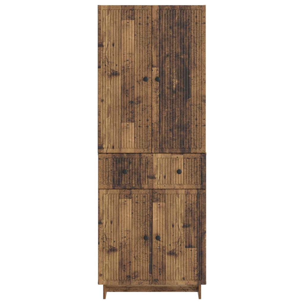 Cabinet Set 2 pcs 66 x 34.5 x 90 cm engineered wood