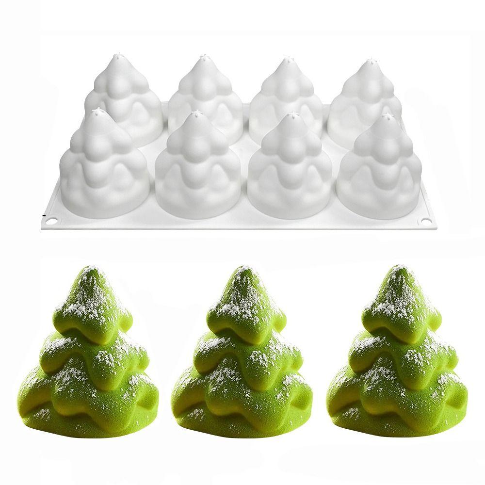 Bakeware Christmas Tree Cake Mold 3D Mousse Mold Soap Chocolate Mould Christmas Decoration