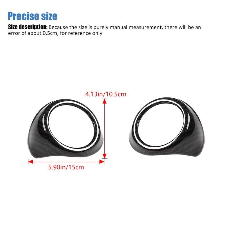 Ornament Capac Far de Ceață Față Protecție Lampă de Ceață Potrivit pentru Ford Mustang 2015-2023 Accesorii Exterioare