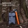 Outdoor 30cm Handheld Storage Bag for Tent Pegs with Windproof Buckle and Rope