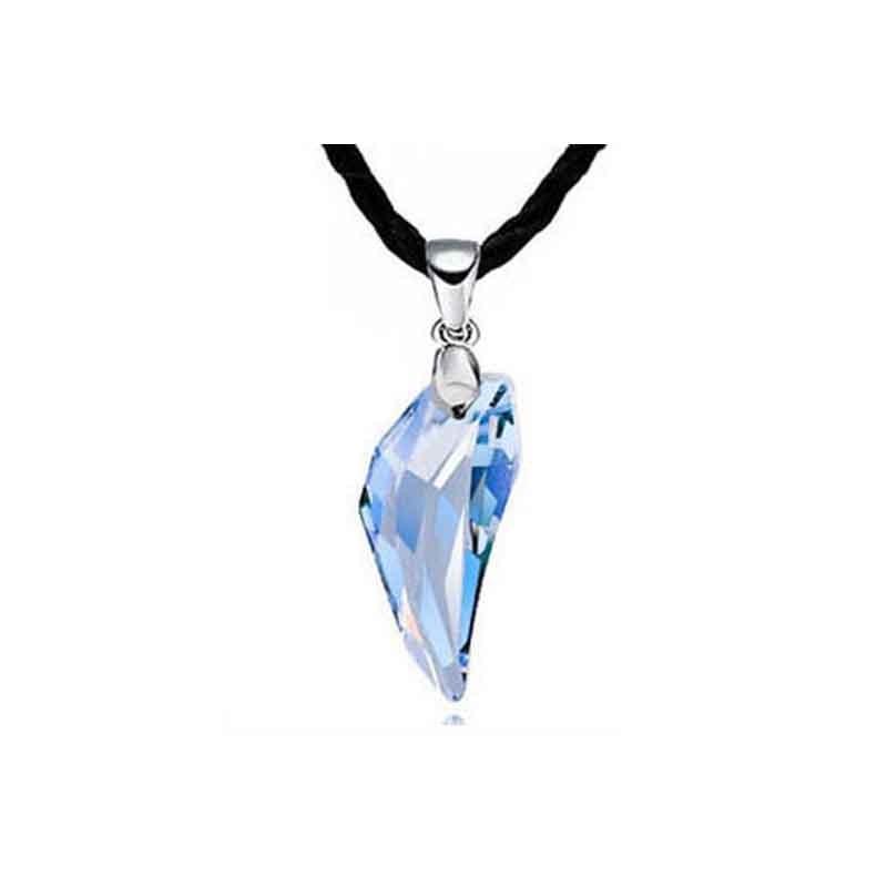 Tooth Wolf Shape Pendant Necklace Transparent Solid Color Decoration Jewelry