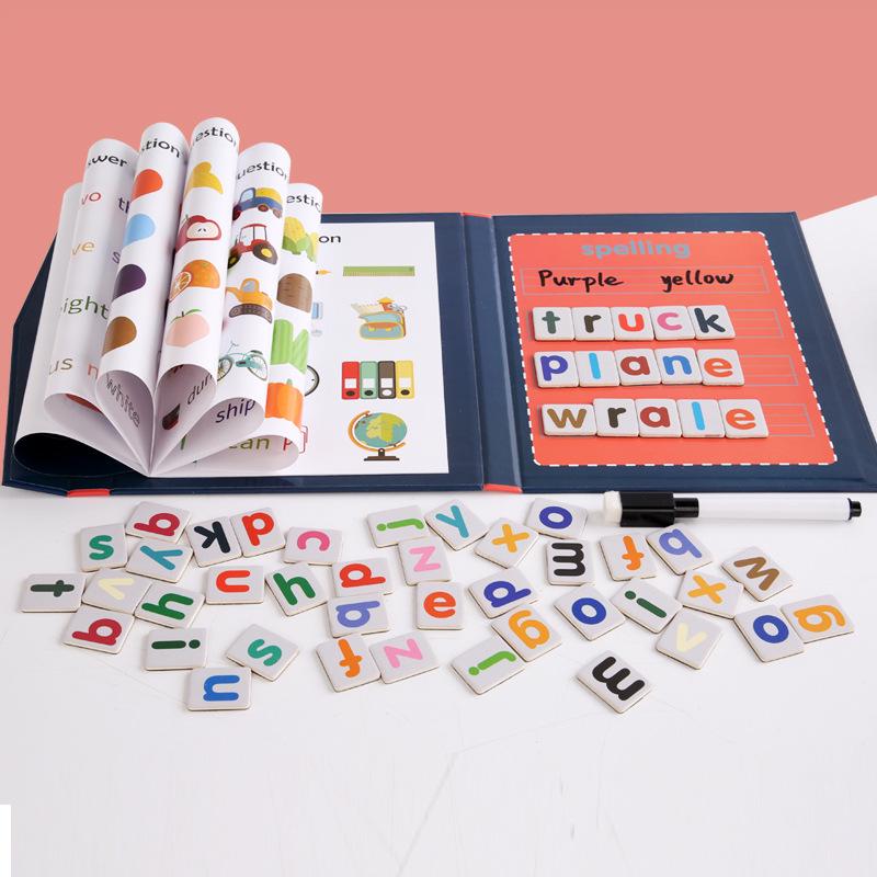 Magnetic Clip-on Alphabet Game: Children s Educational Spelling and Cognitive Learning Toy