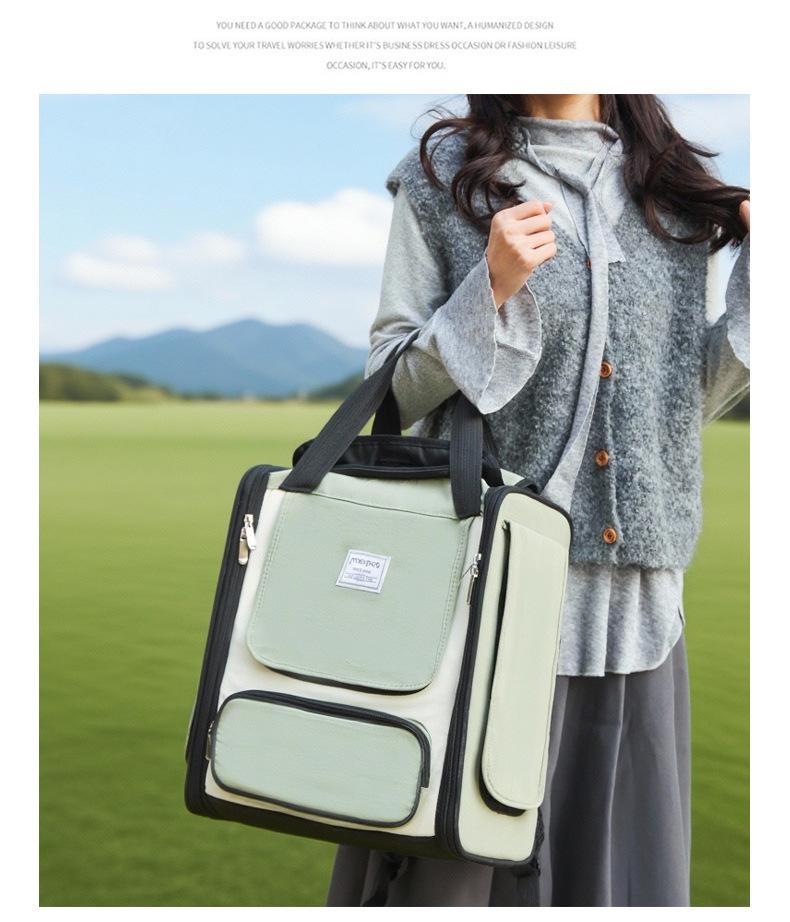 Portable Bird Backpack: Breathable, Water-Repellent, Scratch & Bite-Resistant with Metal Mesh for Parrots, Cockatiels, and Monks