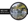 Lightdow Lens Filter ND2 ND4 ND8 3 In 1 Set Neutral Density Filter 49 52 55 58 62 67 72 77 82 for Nikon Sony Pentax Canon Camera