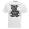 Adults Dog Mugshot Staffordshire Bull Terrier Criminal Canine Unisex TShirt