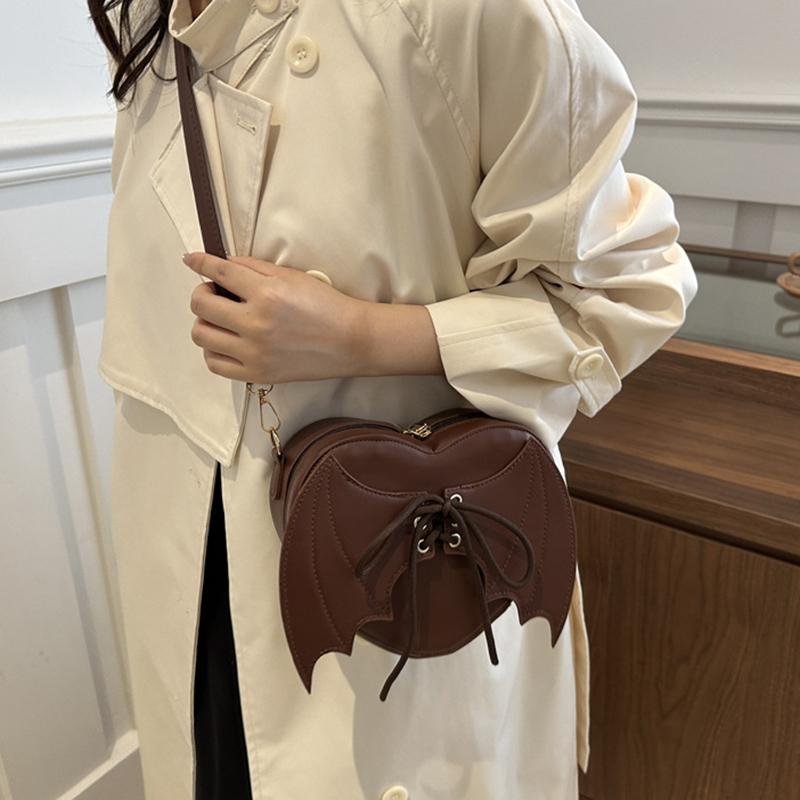 New Trendy and Personalized Wing Shoulder Bag Versatile Fashion Design Women's Crossbody Bag Box Handbag and Purse AVE