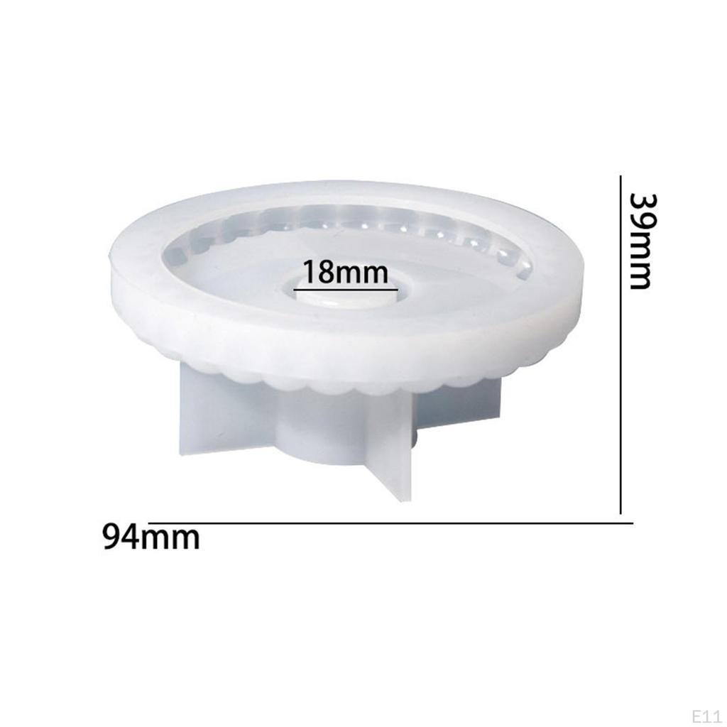 Candlestick Silicone Model, Epoxy Resin Flexible Craft Making Tool Reusable Candle Holder Casting