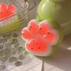 Cute Summer Limited Watermelon Cat's Paw Antistress Foot Squishy Toy,Fidget Toy, Mochi Squishy, Stress Reliever  Squeeze Toys